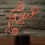 3D Holographic Muscle Man Night Light 7 Colors