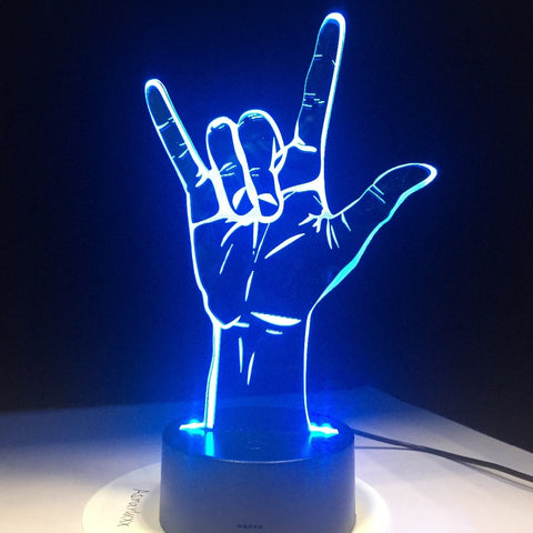 Holographic Sign Language Light