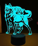 3D Visual Illusion Dog Lamp